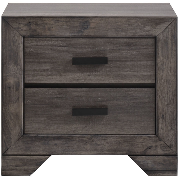 Modern Nightstand with USB Ports - Stylish Bedside Table for Bedroom, Living Room & Office - Compact End Table with Storage Shelf & Drawer - Perfect for Small Spaces, Apartments & Dorms