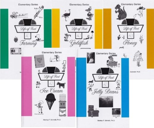 Life of Fred Book Set - 5 Educational Math Storybooks: Farming, Goldfish, Honey, Ice Cream & Jelly Beans | Perfect for Homeschooling & Elementary Math Learning