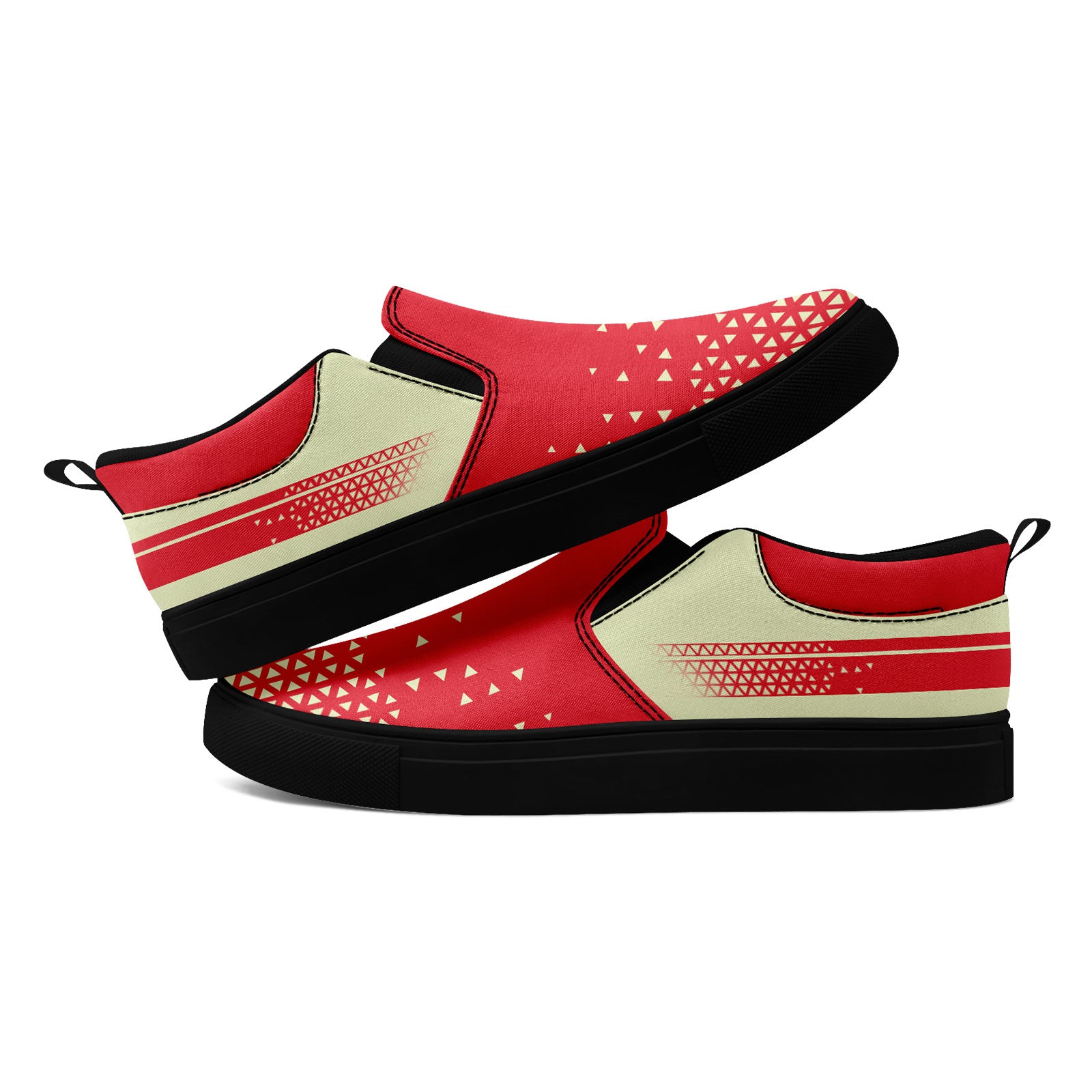 Custom Personalized Slip-On Canvas Sneakers for Men & Women - Lightweight Comfortable Walking Shoes - Perfect for Casual Wear, Travel & Everyday Use