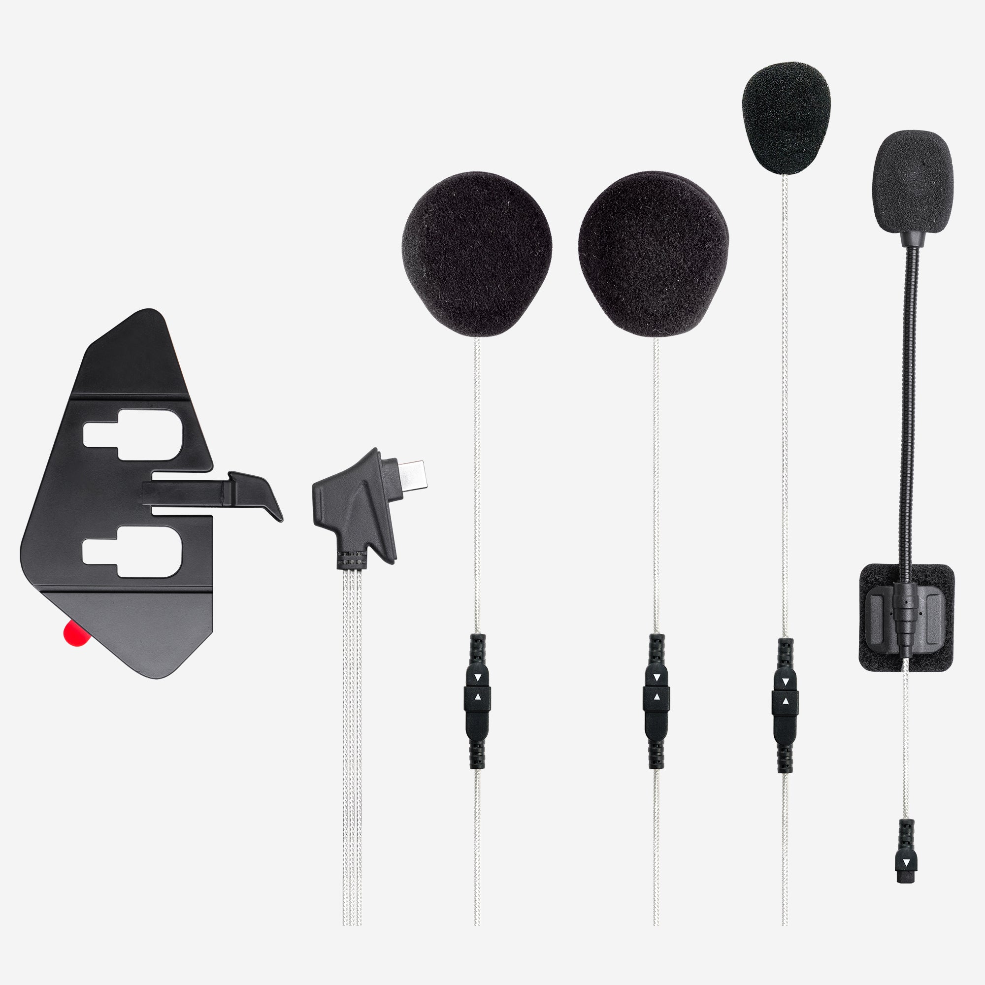 BTMINI C1439.01 Second Helmet Audio & Mounting Kit - Motorcycle Intercom System for Hands-Free Communication & GPS Navigation