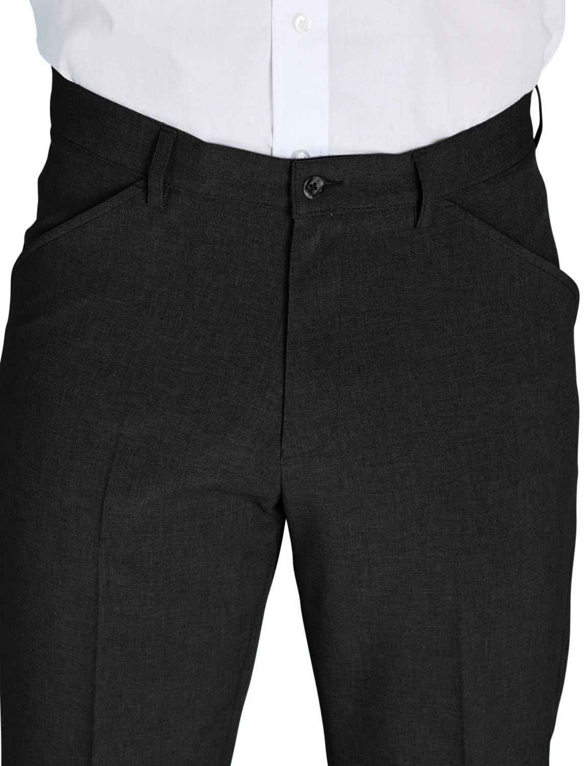 Stylish Men's Frogmouth Pocket Formal Pants - Versatile Office & Business Attire for Professional Look | Perfect for Work, Meetings & Special Occasions