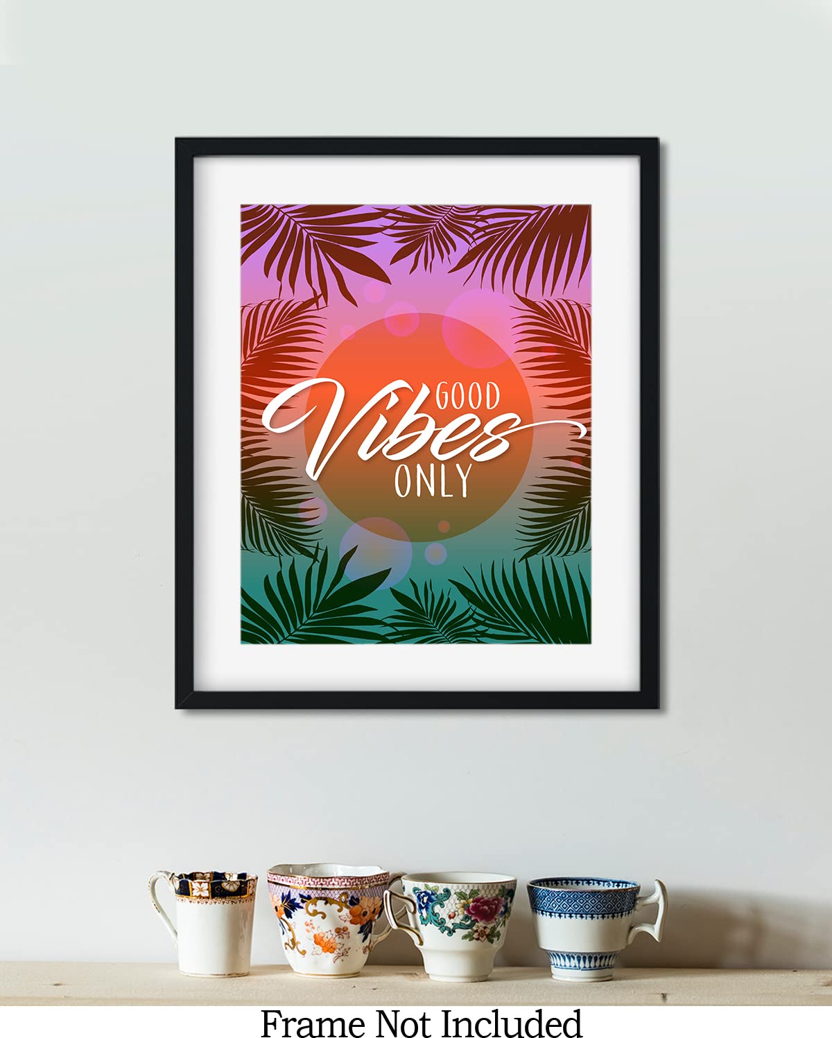 Inspirational Wall Art Prints - Positive Affirmations Decor for Bedroom, Teen Girls Room & Office Desk - 11x14 Unframed Beachy Wall Decor - Perfect for Home, Dorm & Workspace Motivation
