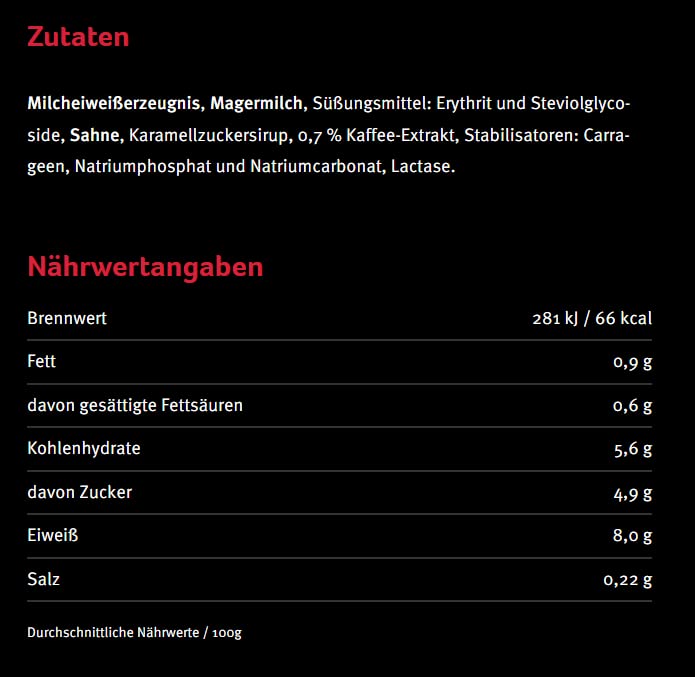 Schwarzwaldmilch Protein Caffé Latte - High Protein Coffee Drink, 10 x 250ml Ready-to-Drink Cups - Perfect for Breakfast, Gym & On-the-Go Energy Boost