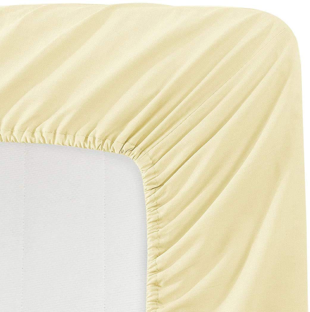 Premium 600 Thread Count 100% Long Staple Cotton Sheet Set - 4 Piece Twin XL Bedding - Ultra Soft, Deep Pocket (14