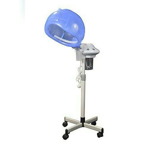 Professional Adjustable Height Salon Hair Steamer with Ozone Conditioning - Hot Oil Hair Steam Machine for Spa & Home Hairdressing - Scalp Steamer Hood & Stand Hair Dryer for Deep Conditioning & Relaxation (Perfect for Salons, At-Home Spa Treatments & Hair Care Routines)