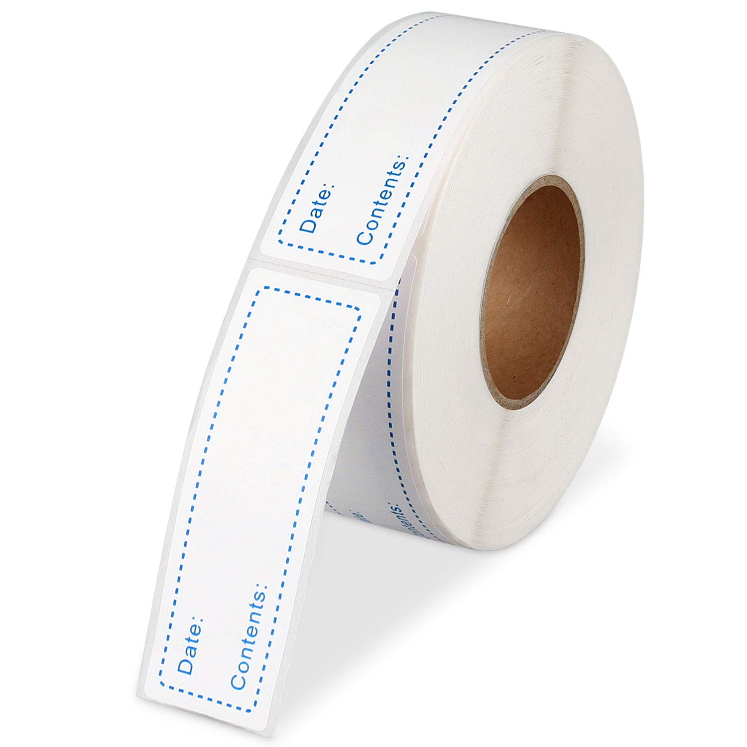 Removable Freezer Labels for Food Storage - Blue 1x3 Inch 500 Pack - Perfect for Organizing Frozen Meals, Meal Prep & Pantry Containers