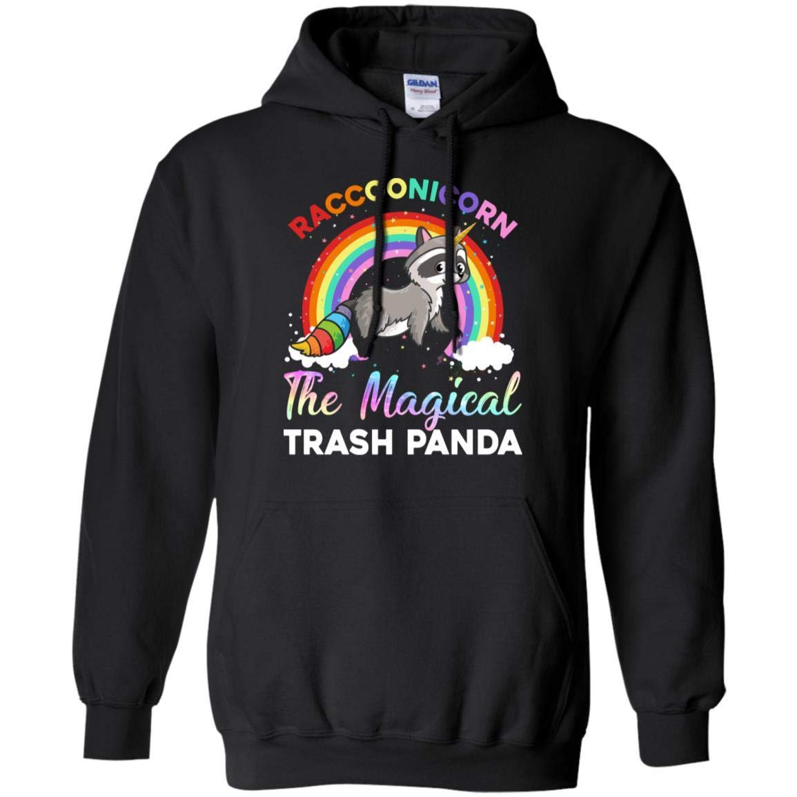 Racoonicorn Raccoon Unicorn Graphic Hoodie & T-Shirt for Girls | Cute Trash Panda Apparel for Kids | Perfect for Birthday Gifts, School Wear & Casual Outfits