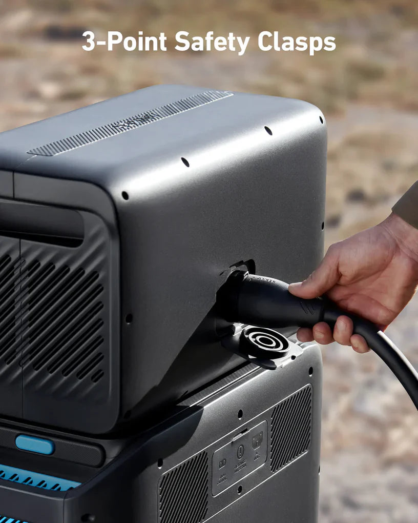 Anker SOLIX BP2600 2560Wh Portable Power Station - Solar Generator for Home Backup, Camping & Outdoor Adventures