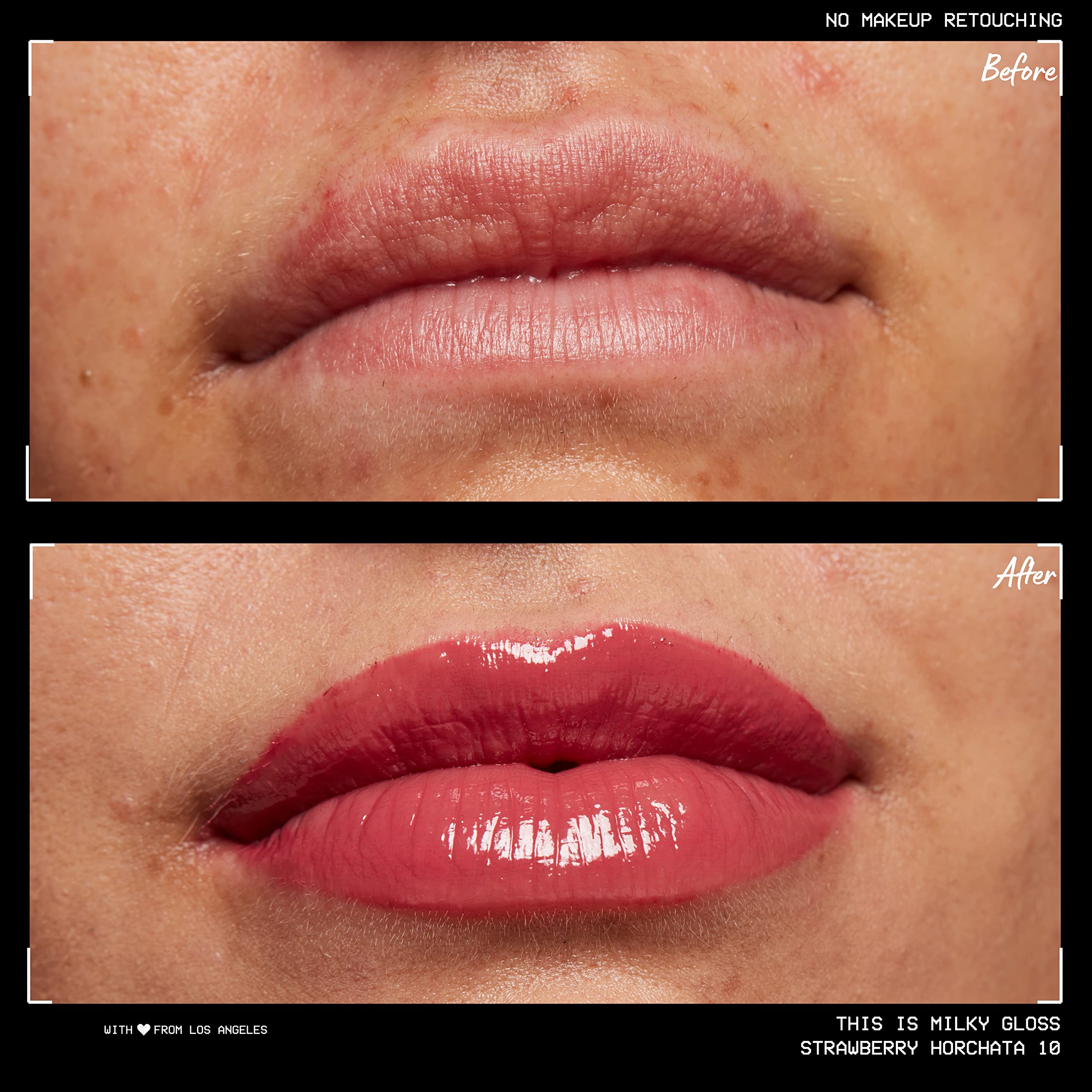 NYX Professional Makeup This Is Milky Gloss - 12 Hour Hydrating Vegan Lip Gloss in Strawberry Horchata (Mauve Pink) - Perfect for Everyday Wear & Night Out Makeup