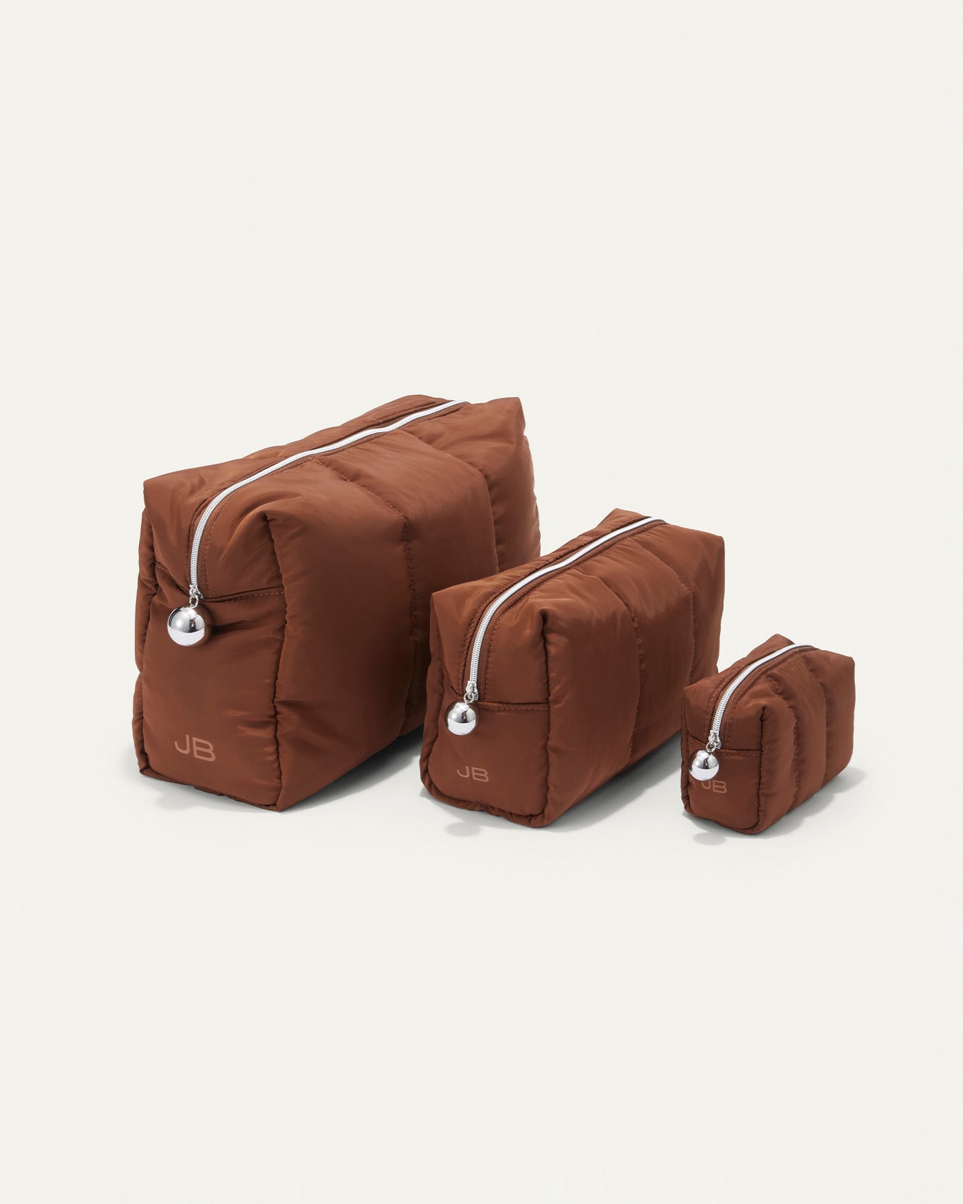Puffy Pouch Set of 3 - Soft & Stylish Storage Bags for Travel, Home Organization & Gift Wrapping
