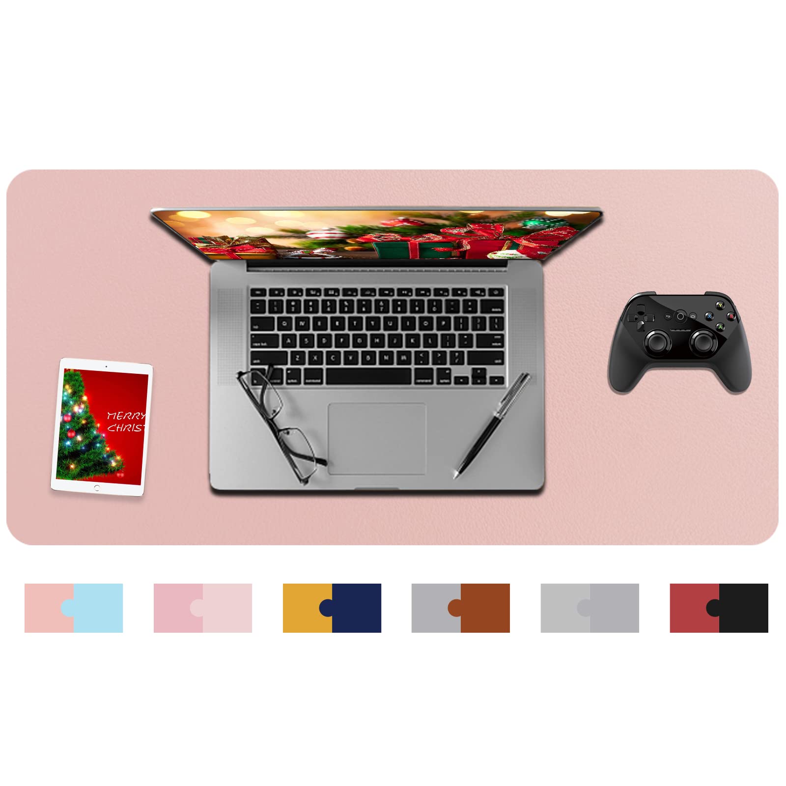 AmeiGoze Large Leather Gaming Mouse Pad - 23.6
