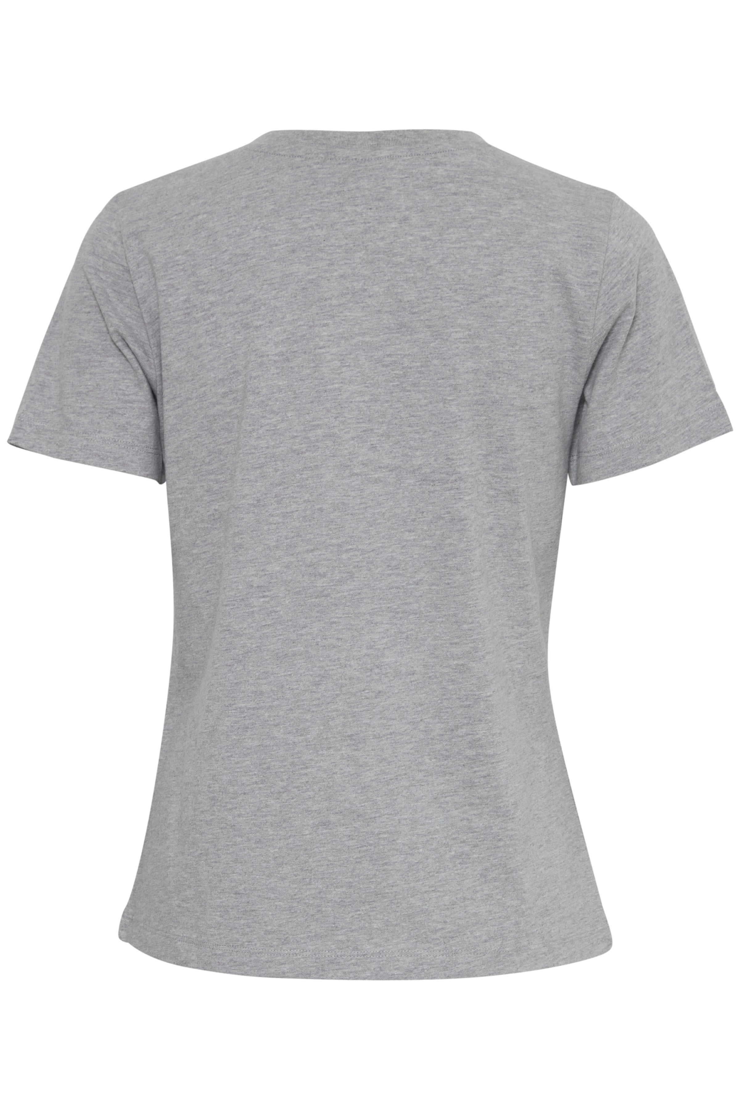 Almer V Neck T-Shirt for Men - Soft Cotton Casual Tee (Grey Melange) - Perfect for Everyday Wear, Gym & Lounge