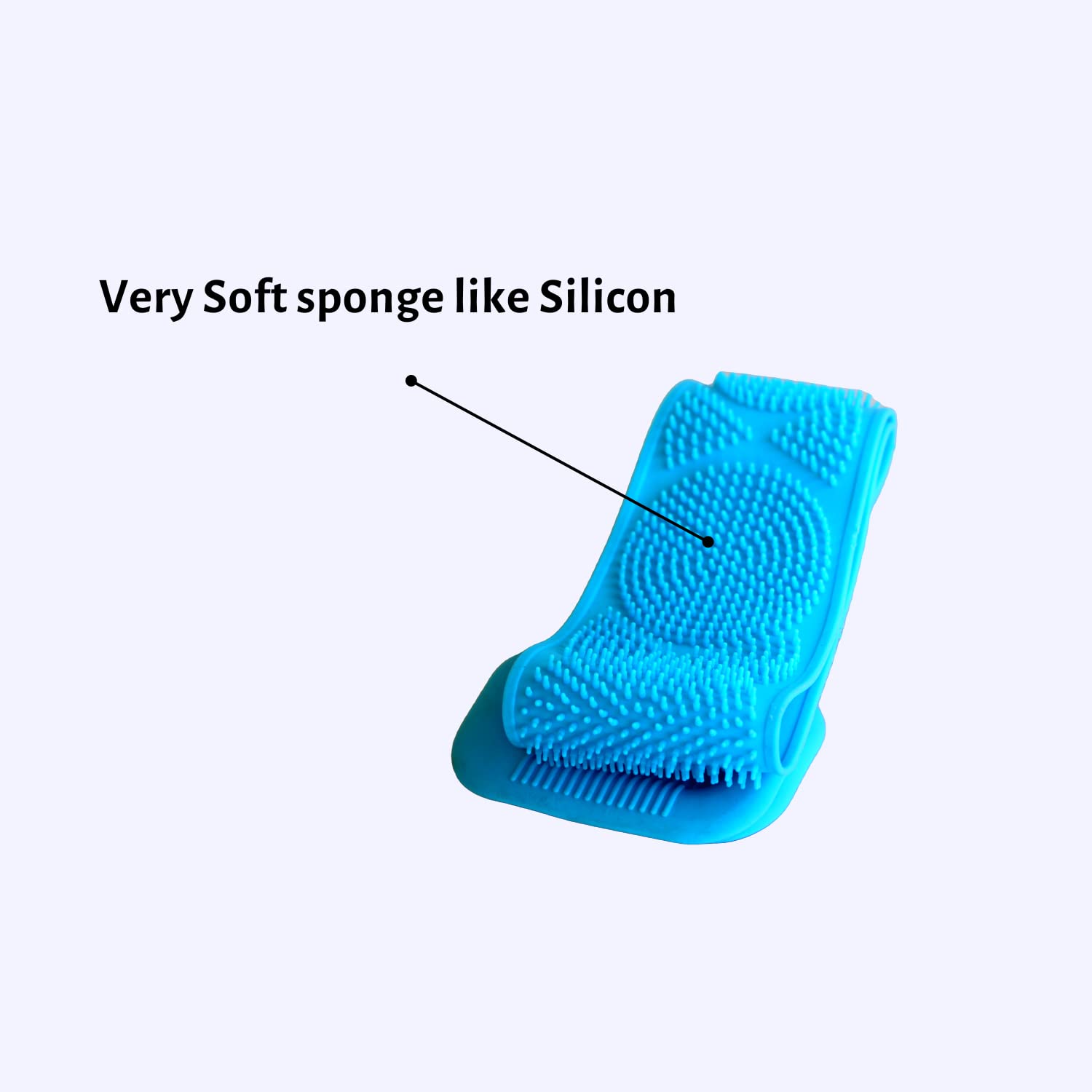 Exfoliating Silicone Body Scrubber for Face, Back & Hands - Pack of 3 | Gentle Skin Cleansing & Massage | Perfect for Shower, Bath & Travel