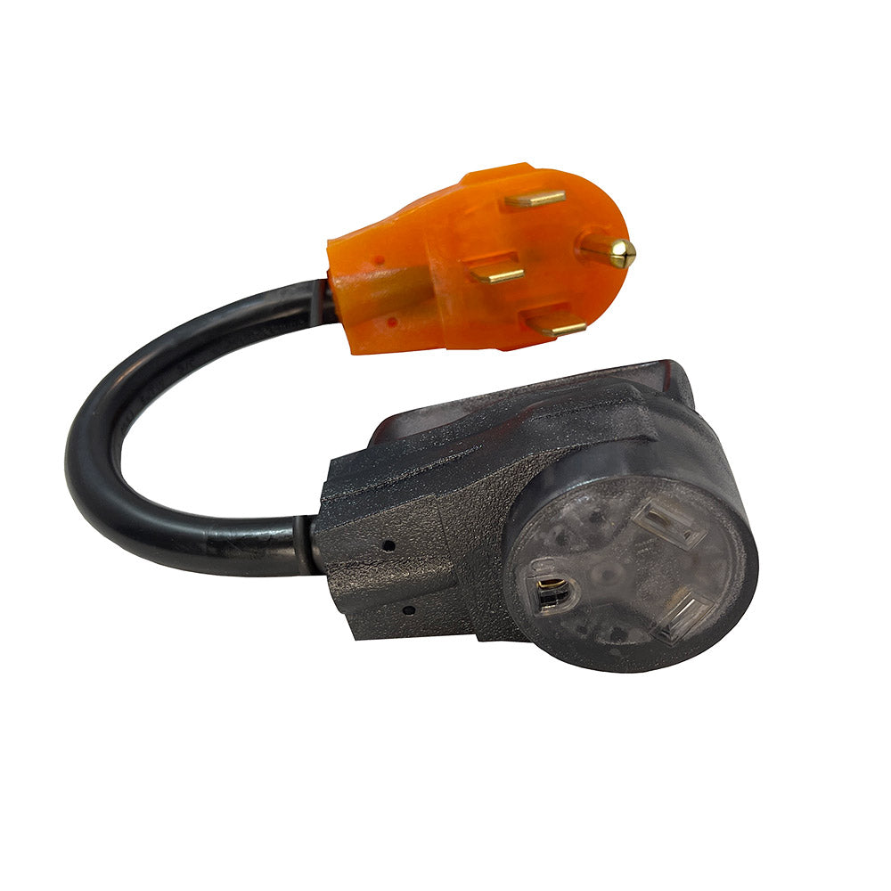 Reliance AC52RV 30 Amp 125V RV Power Adapter Cord - 14-50P to TT-30R Connector for Camping, RV Parks & Outdoor Power Supply