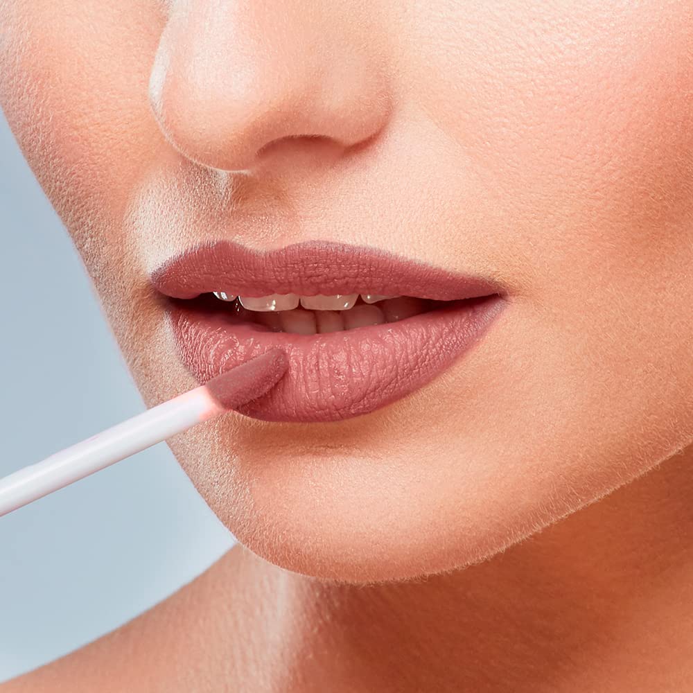 Lip Booster Matte Lipstick with Hyaluronic Acid, Collagen & Oligopeptides - 12 Hour Long Lasting, Nourishing & Hydrating Formula for Smooth Lips | Professional Makeup by Mela Beauty Studio | Perfect for Daily Wear, Special Occasions & Photo Shoots