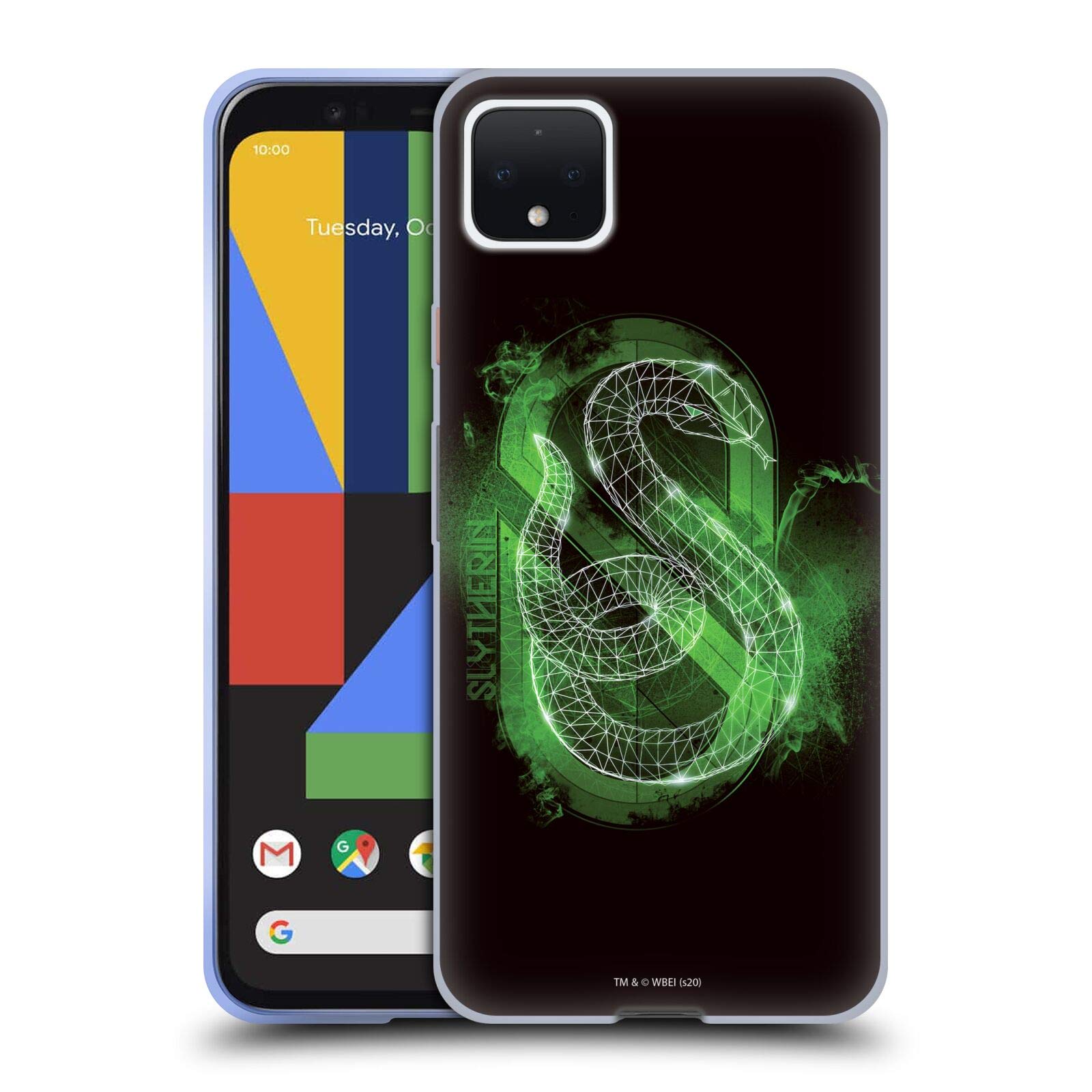Harry Potter Slytherin Case for Google Pixel 4 XL - Soft Gel Phone Cover for Fans