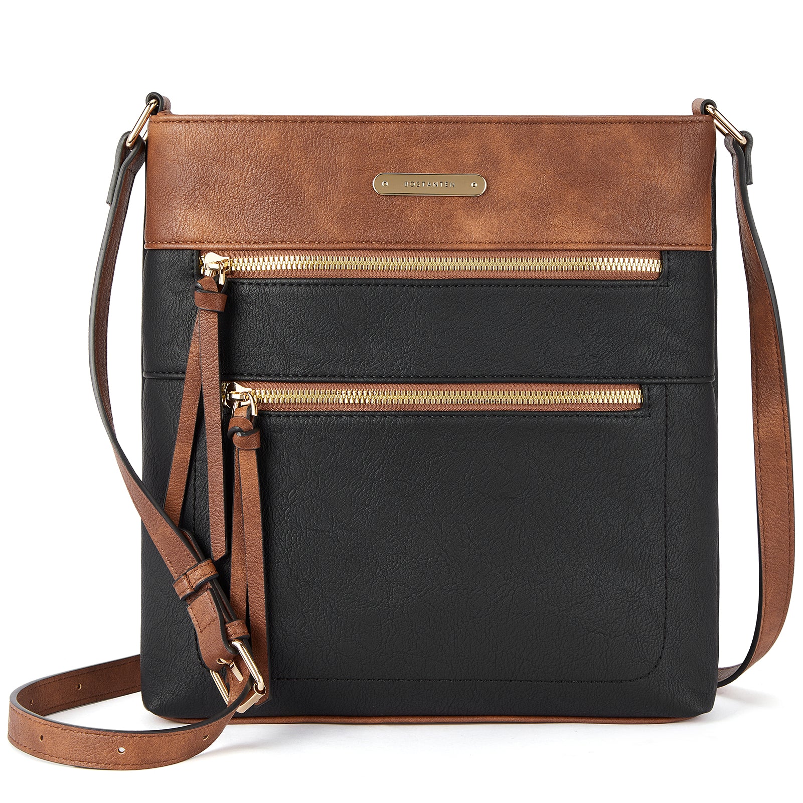 Lotty Chic Vegan Leather Satchel Bag - Stylish Crossbody & Shoulder Purse for Women | Perfect for Work, Travel & Everyday Use