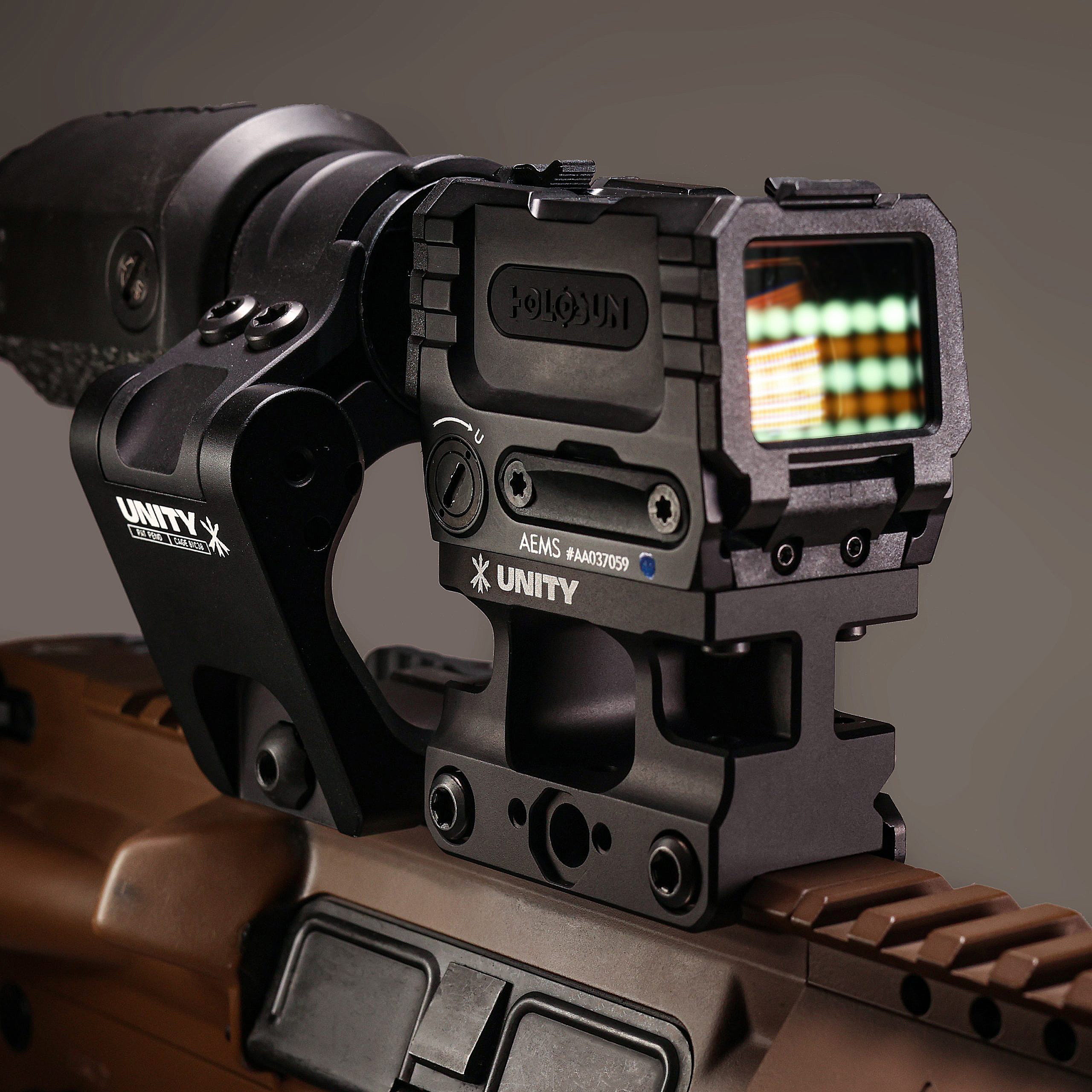 Unity Tactical FAST AEMS Red Dot Sight - High-Speed Target Acquisition for AR-15, Shotguns & Tactical Firearms | Ideal for Home Defense, Competitive Shooting & Outdoor Adventures