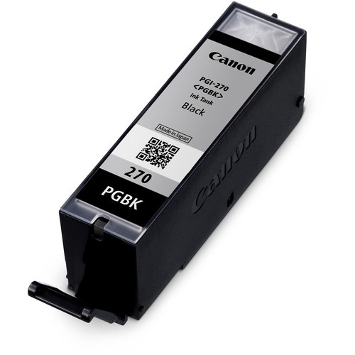Canon PGI 270 XL High-Yield Pigment Black Ink Cartridge - Compatible with Select Canon Printers for Home & Office Use