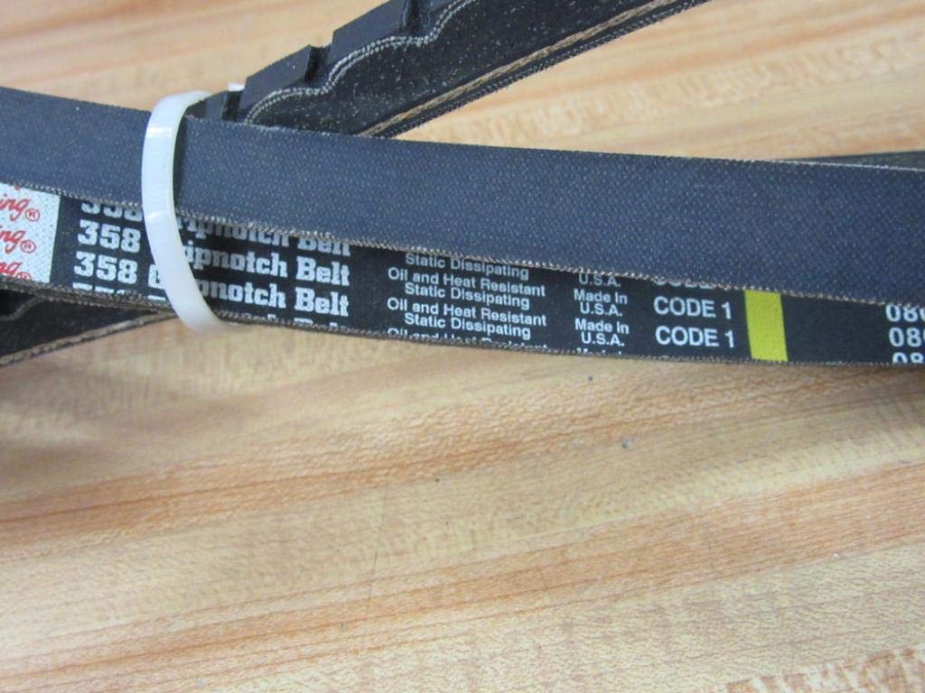 5VX960 Gripnotch V-Belts - High-Performance 5VX Section Industrial Belts (358 Gripbelt) - Perfect for Agricultural Equipment, HVAC Systems & Power Transmission Machinery