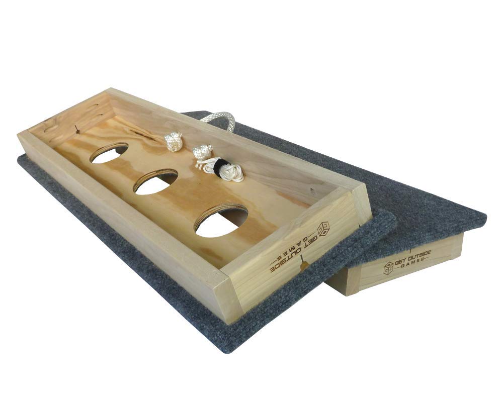 Premium 3 Hole Washer Toss Game Set - Outdoor Lawn Game for Backyard, Picnic, Camping & Tailgating Parties