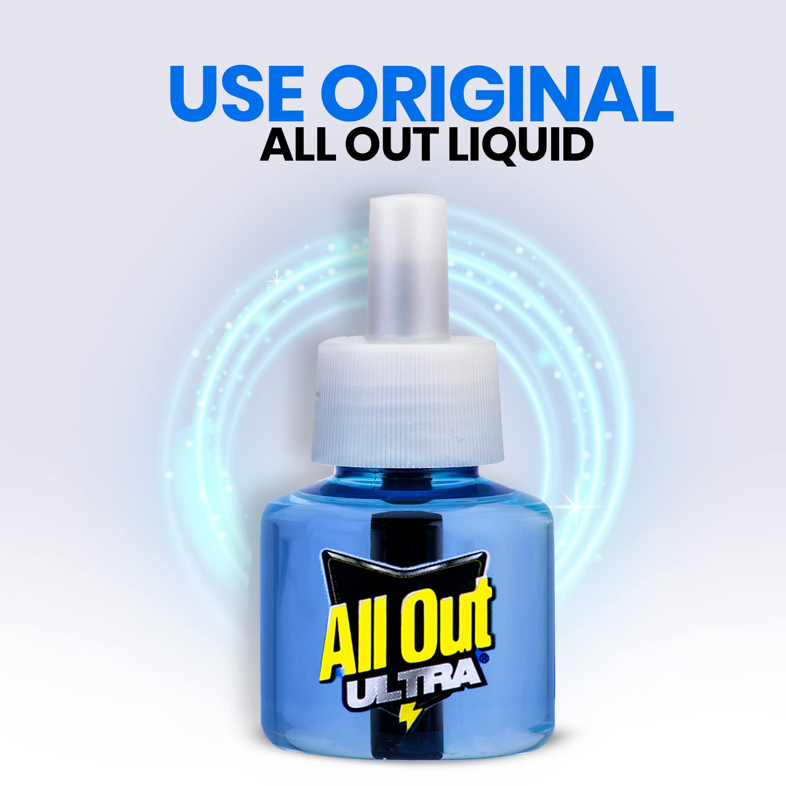 All Out Ultra Liquid Vaporizer with 45ml Refill - Powerful Mosquito Killer Machine for Dengue, Malaria & Chikungunya Protection | IMA Recommended Mosquito Repellent for Home, Bedroom & Outdoor Use