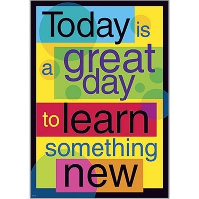 Argus® Motivational Poster - Today Is A Great Day Inspirational Wall Art for Office, Home & Classroom Decor - Perfect for Daily Encouragement & Positive Vibes