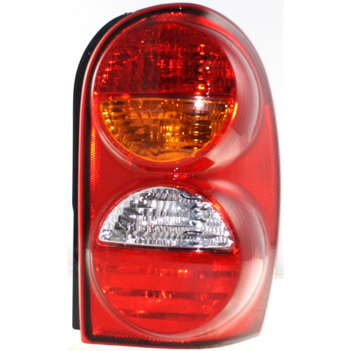 2002-2004 Jeep Liberty Passenger Side Tail Light Assembly - Replacement LED Brake Light with Smoke Lens - Perfect for Off-Roading, Night Driving & Vehicle Customization
