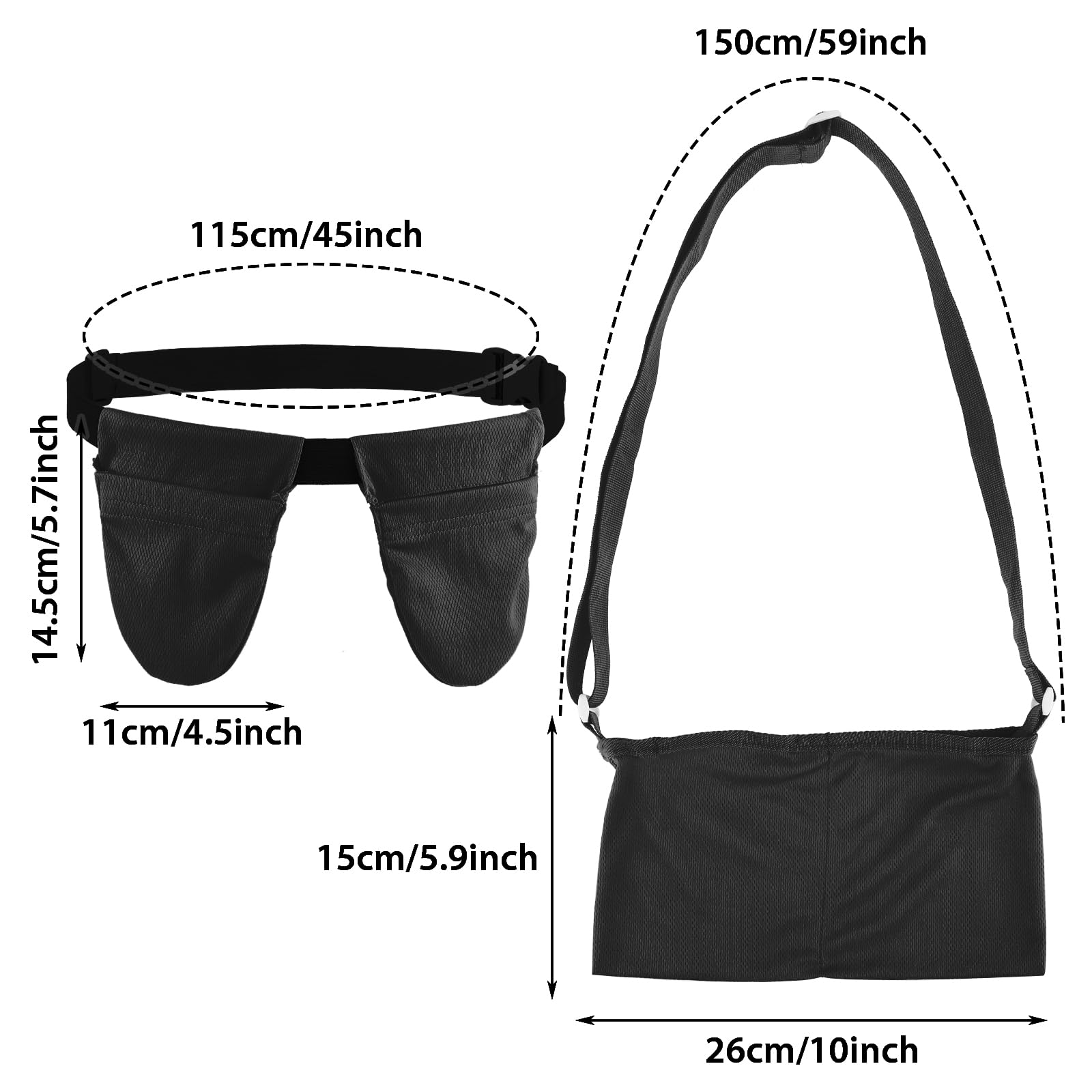 **Adjustable Mastectomy Drain Holder & Shower Bag - Post-Surgery Recovery Essential for Tummy Tuck & Mastectomy Patients (Black) | Comfortable & Secure Drainage Pouch for Daily Use & Showering**