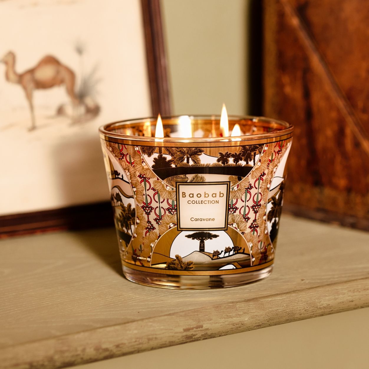 Caravane Scented Candle - Limited Edition Handmade Soy Wax Candle for Home Decor, Romantic Gifts & Relaxation - Perfect for Bedroom, Bathroom and Yoga Meditation Spaces