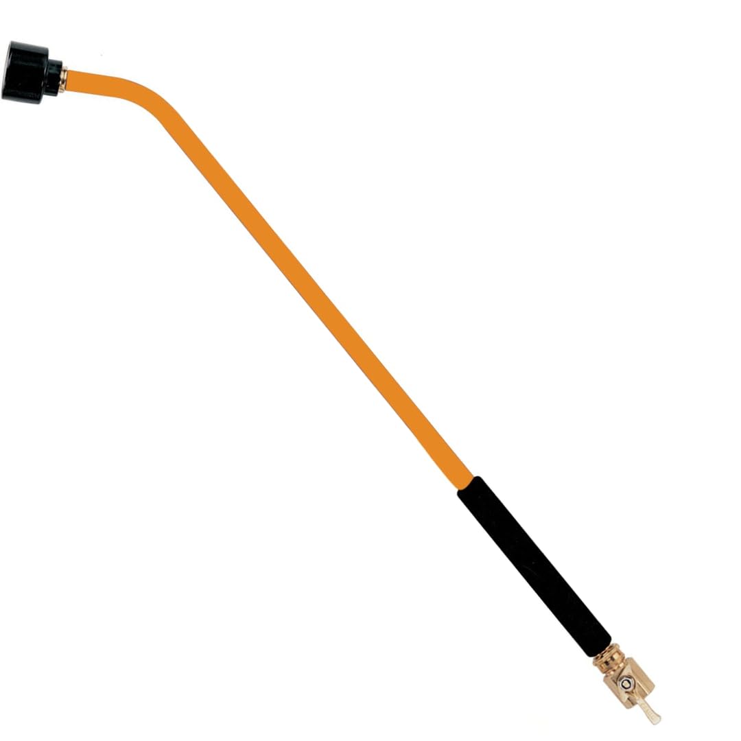 Dramm ColorMark Soft Rain Watering Spray Wand – 30 Inch Lightweight Garden Hose Nozzle with 8 Inch Foam Grip, Brass Shut-Off Valve – Perfect for Hanging Baskets, Potted Plants, Flower Beds, Shrubs & Seedlings – Indoor & Outdoor Gardening Tool
