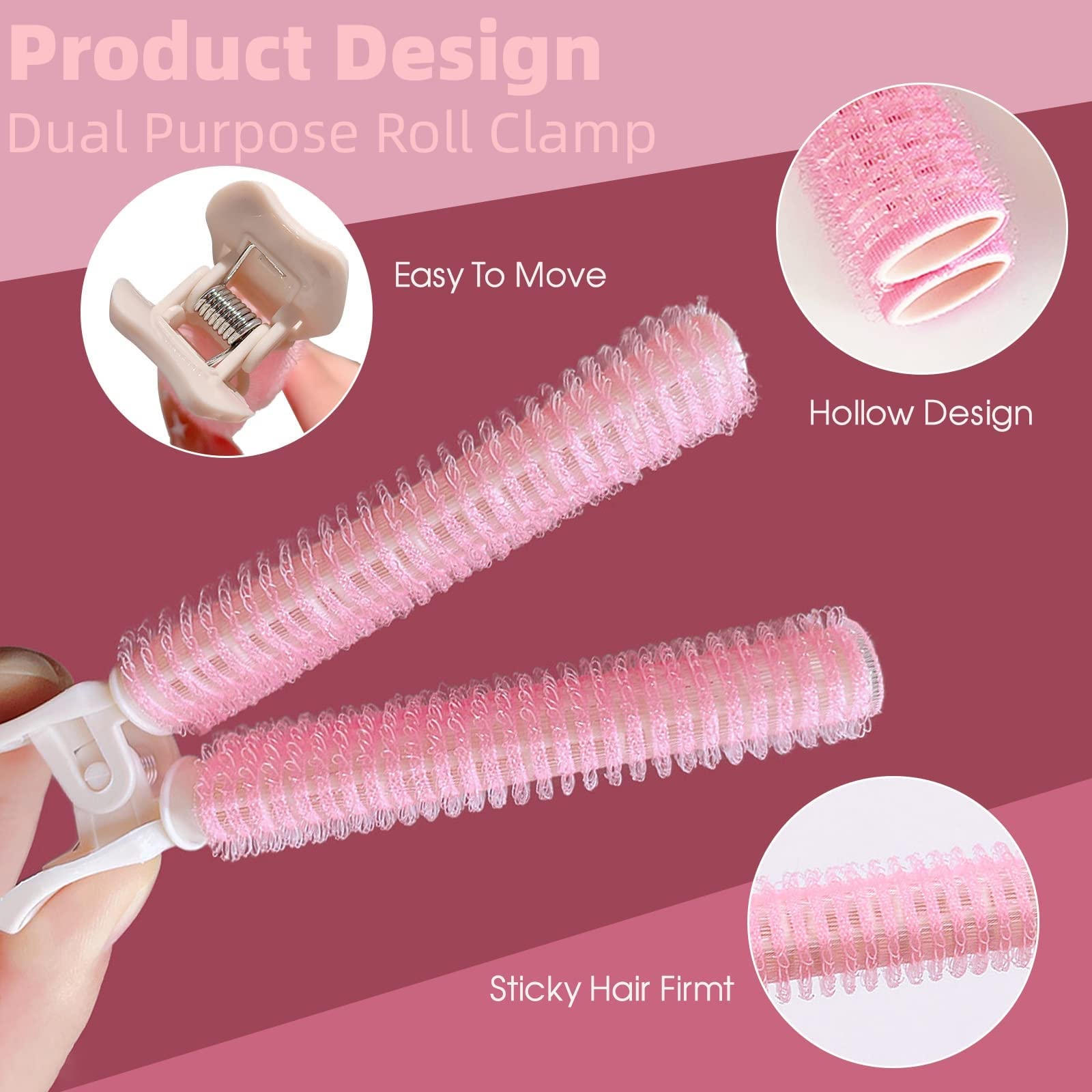 6PCS Volumizing Hair Clips for Women - Root Lift Clips for Fluffy & Thick Hair - Instant Volume Boosters in Purple, Pink & Blue - Perfect for Styling, Parties & Everyday Use