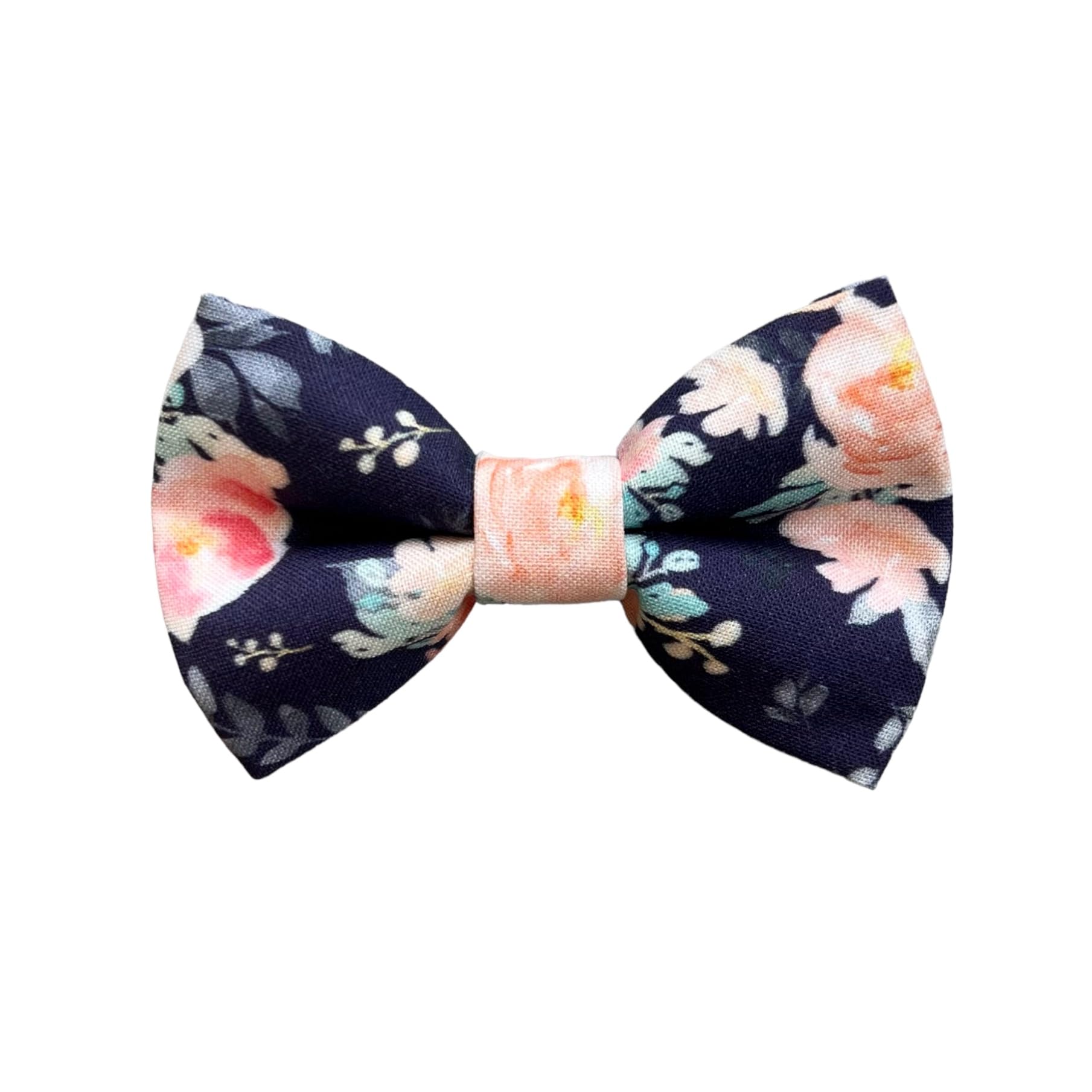 Floral Pre-Tied Bow Ties for Men - Pink, Navy Blue Wedding Bowties for Groomsmen, Ring Bearers & Kentucky Derby Events - Elegant Formal Accessories for Special Occasions