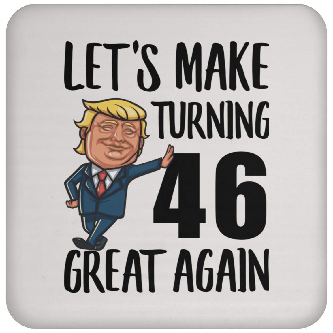 46th Birthday Gifts for Men & Women - 1973 Vintage Coaster Set - Perfect for Christmas 2022 & Anniversary Celebrations - Ideal for Home, Office, or Party Decor