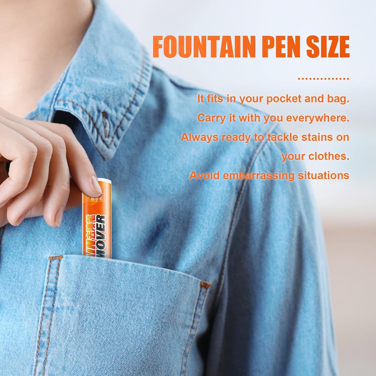 2024 New Stain Remover Bleach Pen for Clothes (2 Pack) - Effective Fabric Whitener & Travel-Size Laundry Essentials | Perfect for Travel, Home & On-the-Go Stain Removal