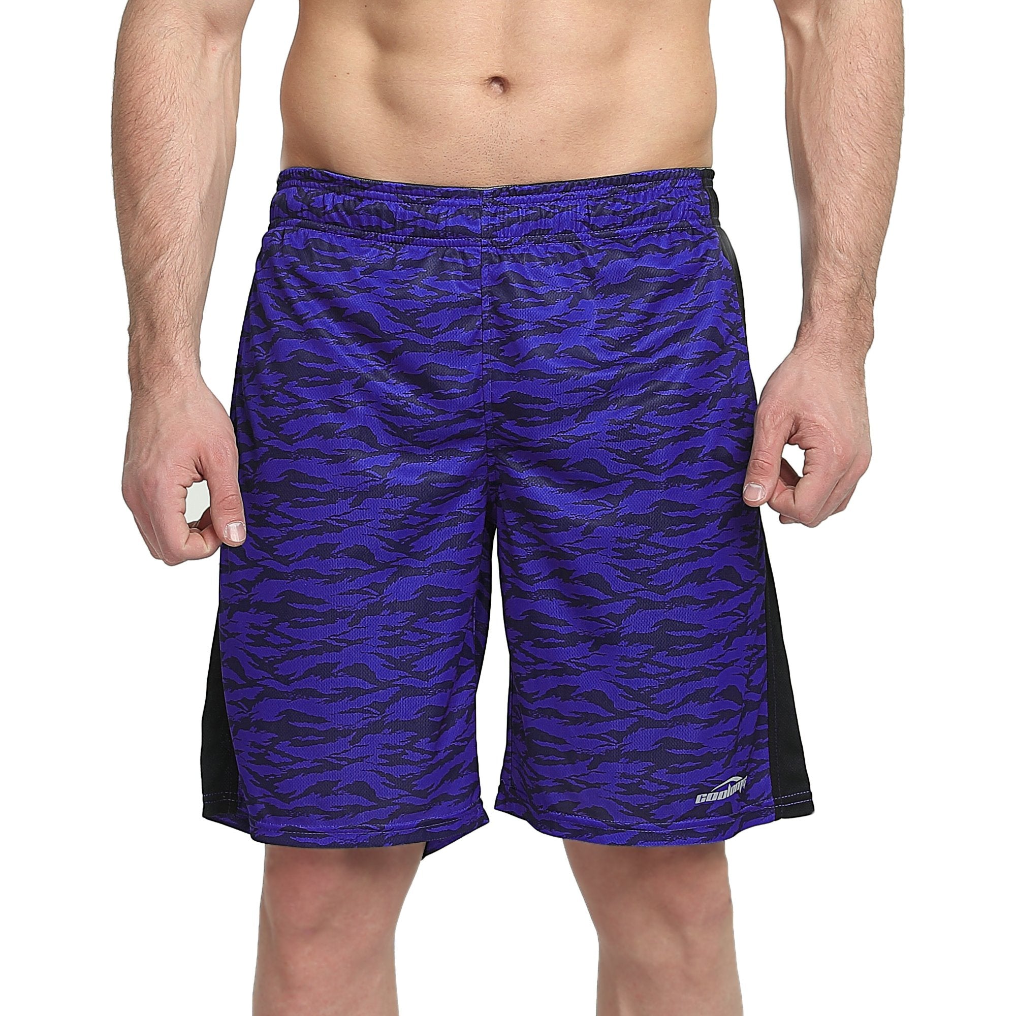Best Dark Blue Basketball Shorts for Men - Breathable & Comfortable Gym Workout Shorts - Perfect for Basketball, Running & Training