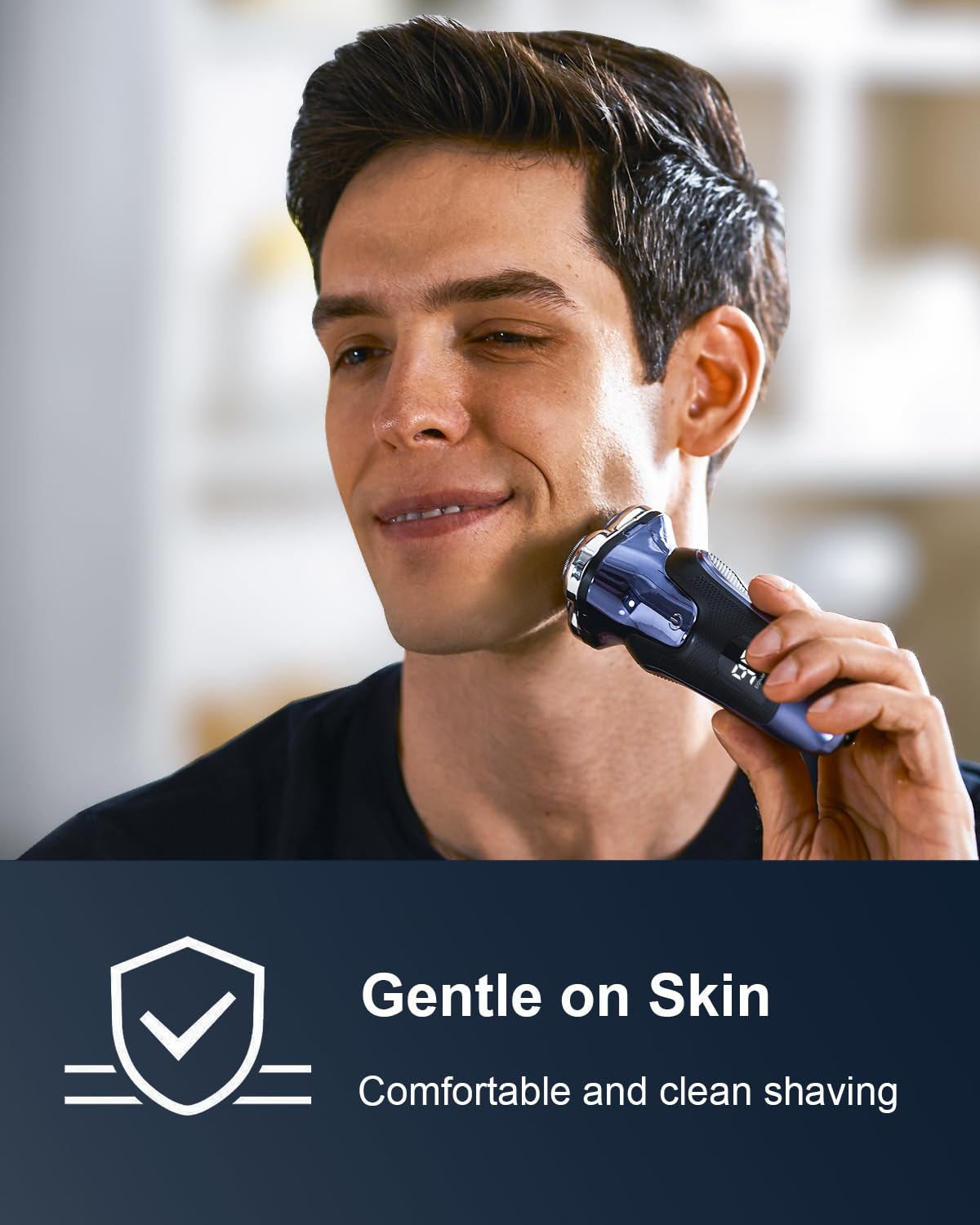 Best Electric Razor for Men - Rechargeable Wet & Dry Waterproof Cordless Shaver with Pop-Up Trimmer - Perfect for Travel, Gym & Daily Shaving
