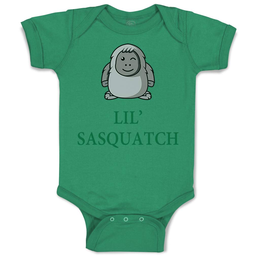 Custom Baby Bodysuit - Funny Lil' Sasquatch Cotton Onesie for Boys & Girls | Soft & Comfortable Newborn Outfit for Everyday Wear, Photo Shoots & Gifts