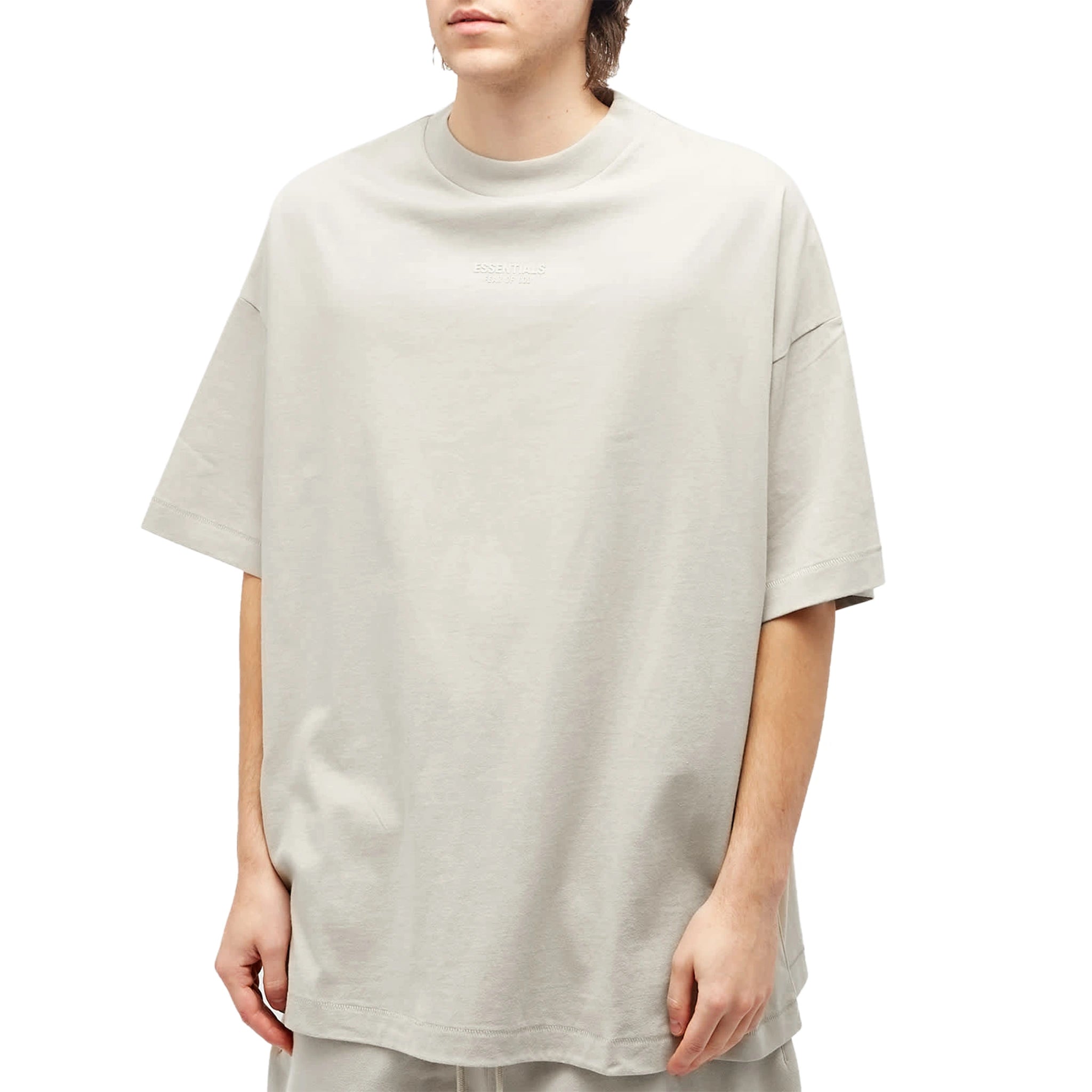 Fear of God Essentials Silver Cloud T-Shirt (FW23) - Men's Streetwear Fashion for Casual & Layering | Perfect for Everyday Wear & Urban Outfits
