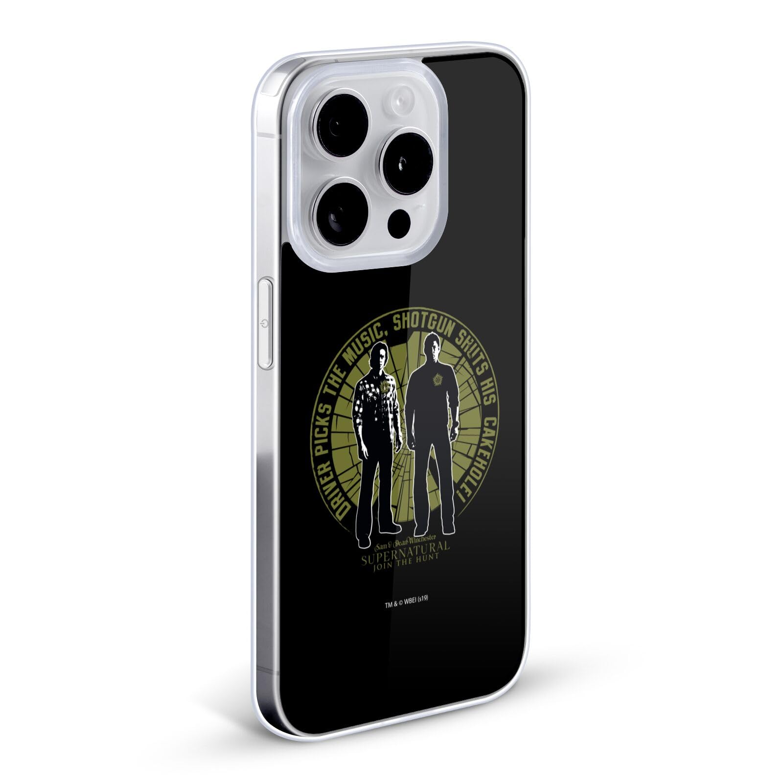 Officially Licensed Supernatural Sam & Dean Graphic Soft Gel Case for Apple iPhone 12 & iPhone 12 Pro - Durable Protection with Stylish TV Show Design - Perfect for Fans, Daily Use & Gift Giving