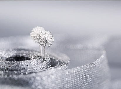 S925 Sterling Silver Dandelion Flower Ear Studs - Minimalist Floral Stud Earrings for Women, Perfect for Everyday Wear & Gift Giving