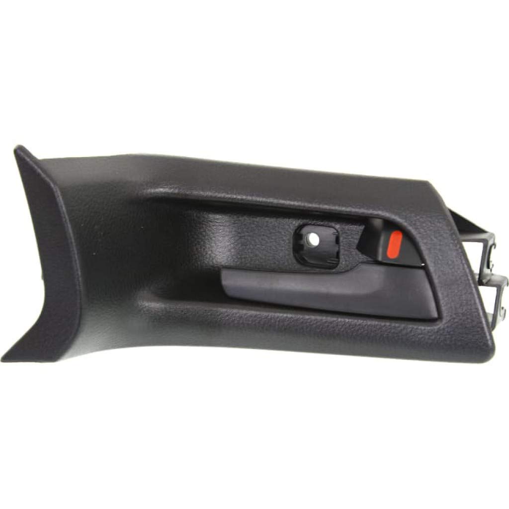 2008-2009 Pontiac G8 Interior Door Handle Front Passenger Side Black - Compatible with Base/GT/GXP Trim | Includes Door Lock Button | Perfect for Car Interior Repair & Replacement