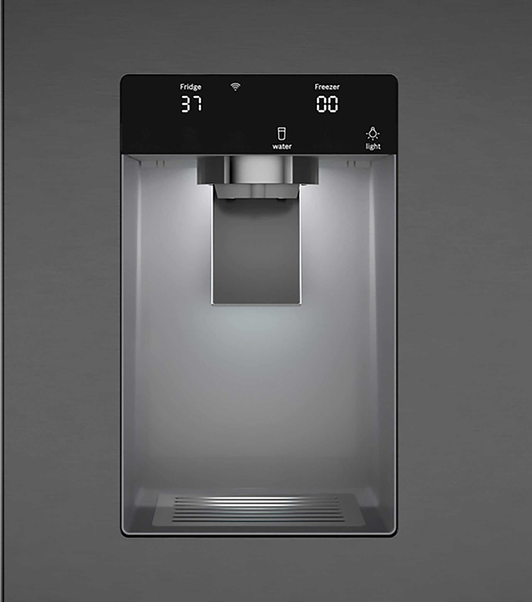 Bosch 500 Series 26 Cu. Ft. French Door Refrigerator - Fingerprint Resistant Brushed Black Steel (Model B36FD52SNB) - Perfect for Modern Kitchens & Open-Concept Homes