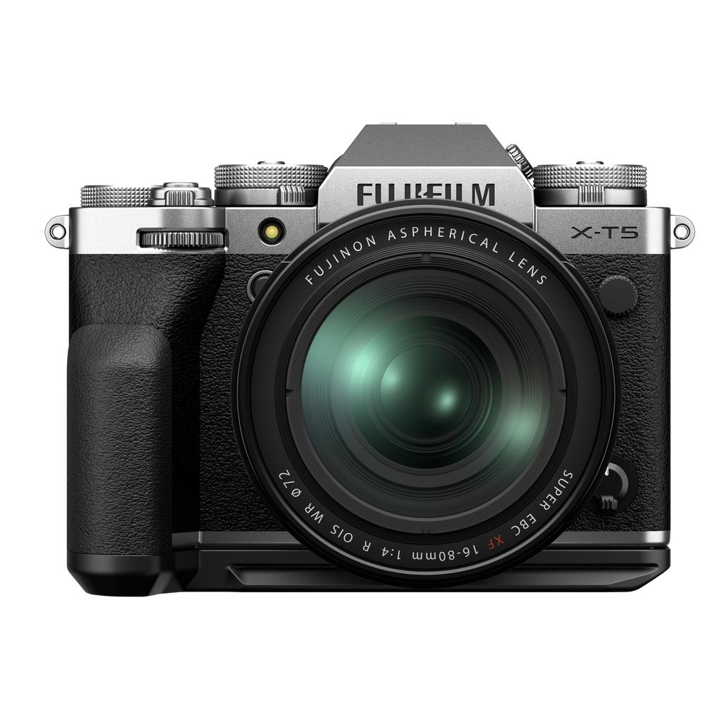 FUJIFILM X-T5 Mirrorless Digital Camera with 16-80mm Lens Kit - Silver | 40MP APS-C Sensor, 5-Axis IBIS, 4K Video | Perfect for Travel Photography & Vlogging