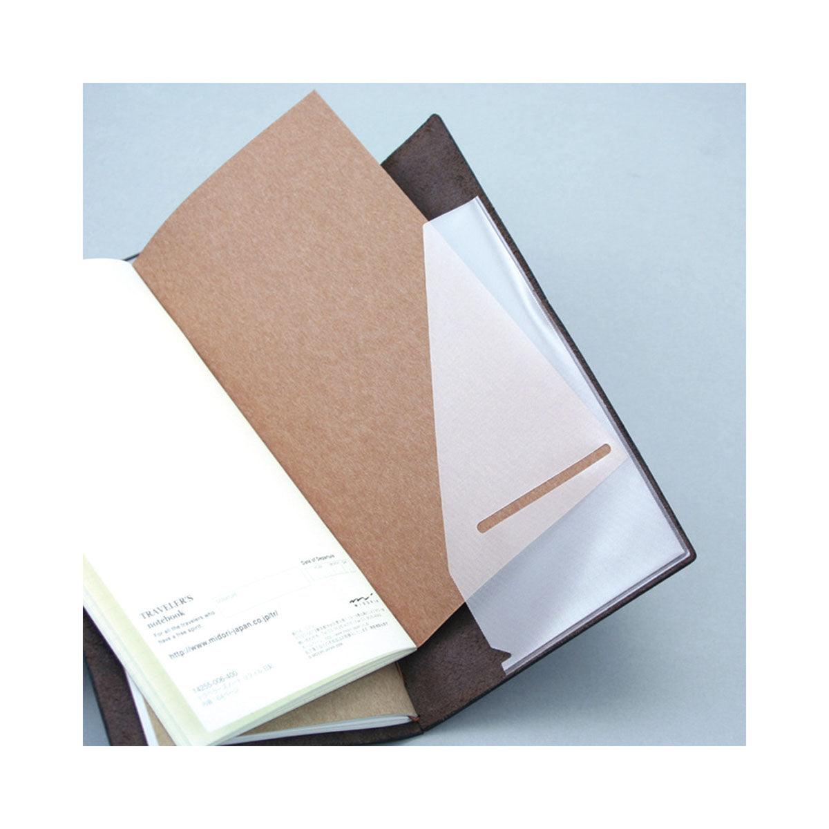 Premium TRAVELER'S NOTEBOOK TN R006 Pocket Seal Refill 100X223mm - Perfect for Journaling, Scrapbooking & Travel Accessories Organization