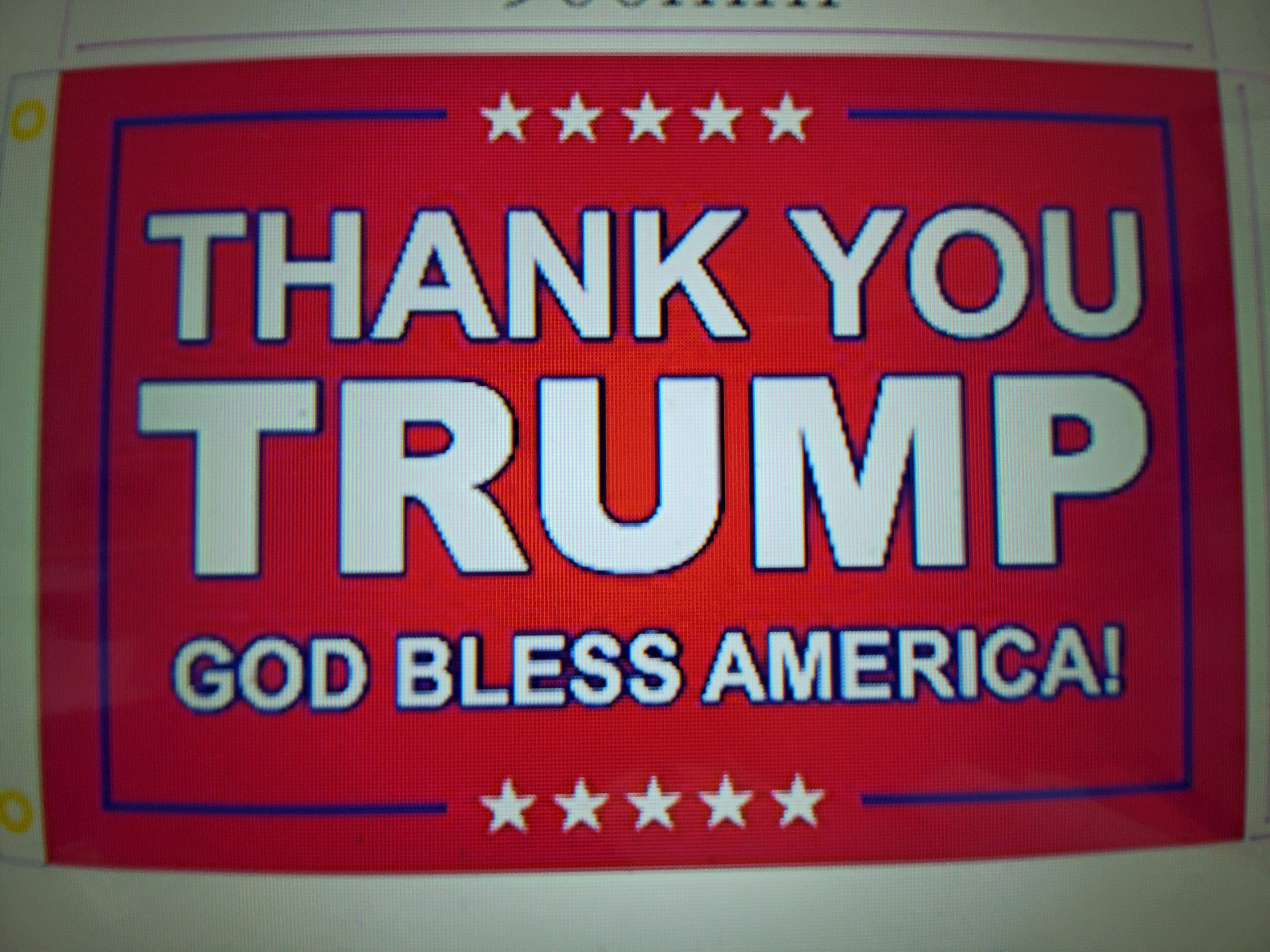 5'x8' Trump GOD BLESS AMERICA 2024 Flag - 100D ROUGH TEX® Premium Polyester - Thank You President Trump Banner - Perfect for Political Rallies, Home Decoration & Patriotic Events