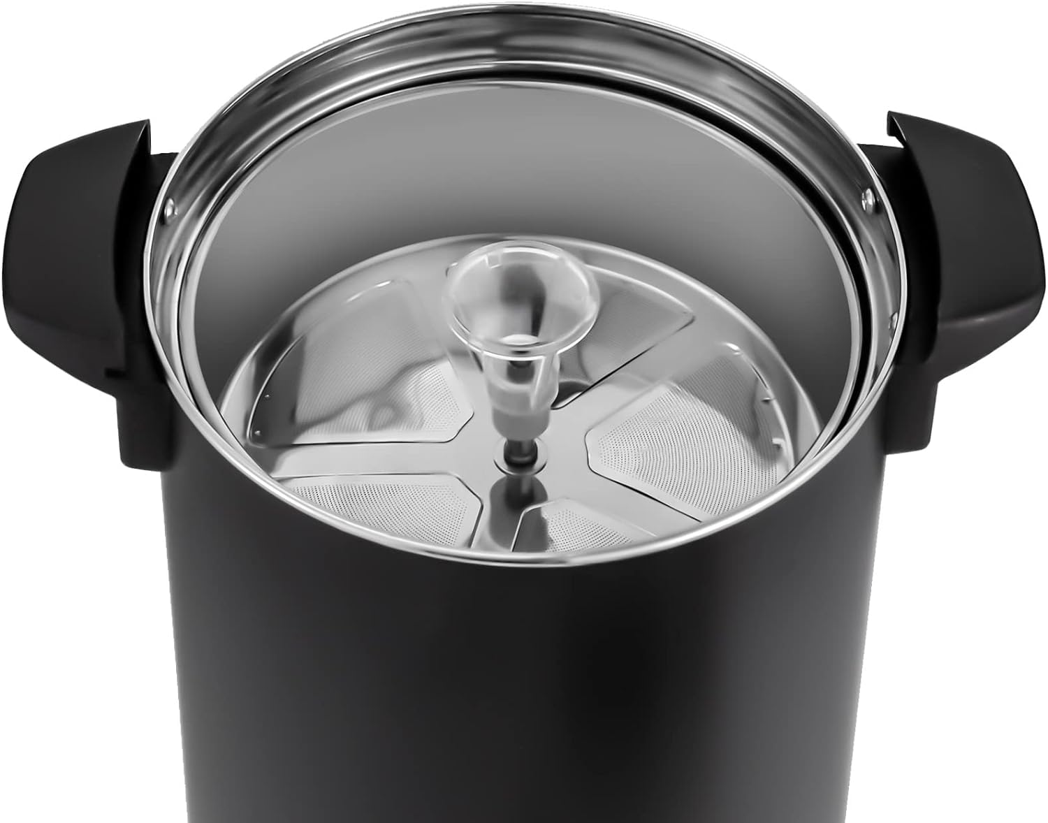 8L Commercial Coffee Urn with Constant Temperature - Stainless Steel Hot Beverage Dispenser & Percolator Coffee Maker, Double-Wall Insulation for Catering, Restaurants, Offices & Events