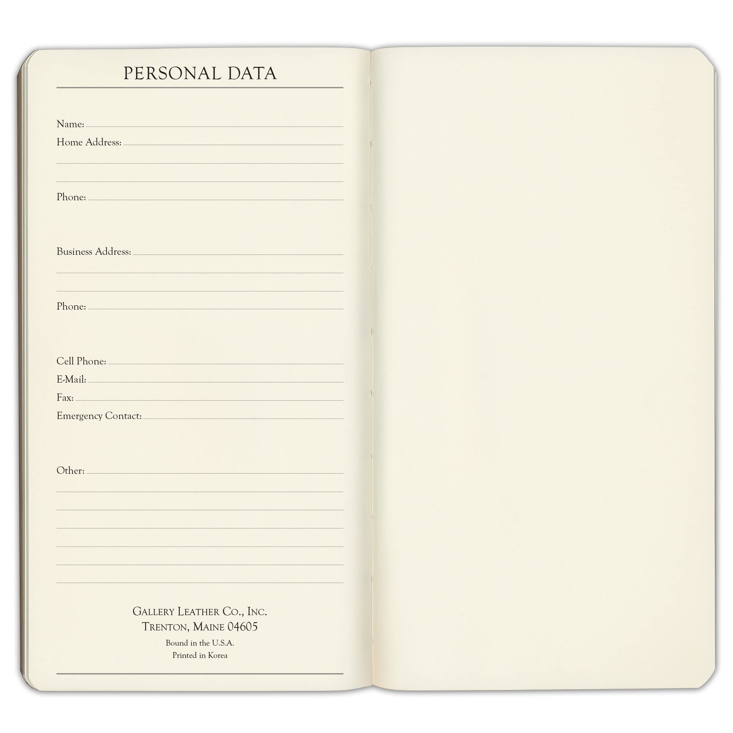 Premium Handcrafted Leather Journal Notebook - 160 Pages Softcover Writing Notebook for Men & Women - Perfect for Work, Travel & Daily Notes - Acadia Pool Design - 6 x 3.25 Inches with Pocket - Ideal for Journaling, Sketching & Gift Giving