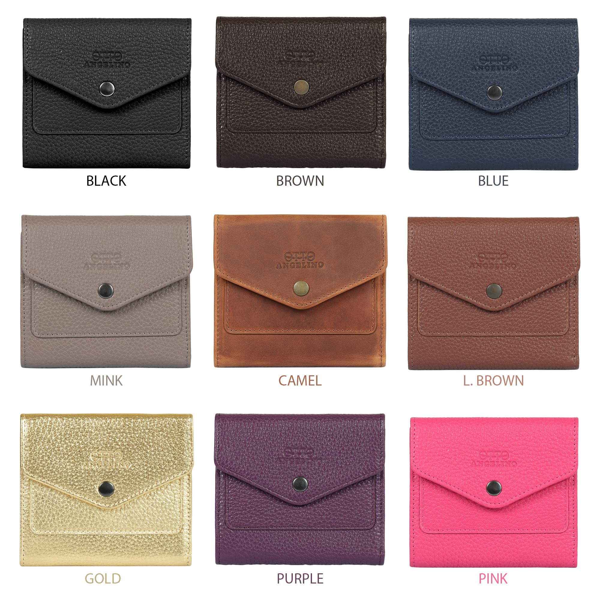Premium Genuine Leather RFID Blocking Wallet for Men & Women - Slim Envelope Design - Ideal for Travel, Business & Everyday Use