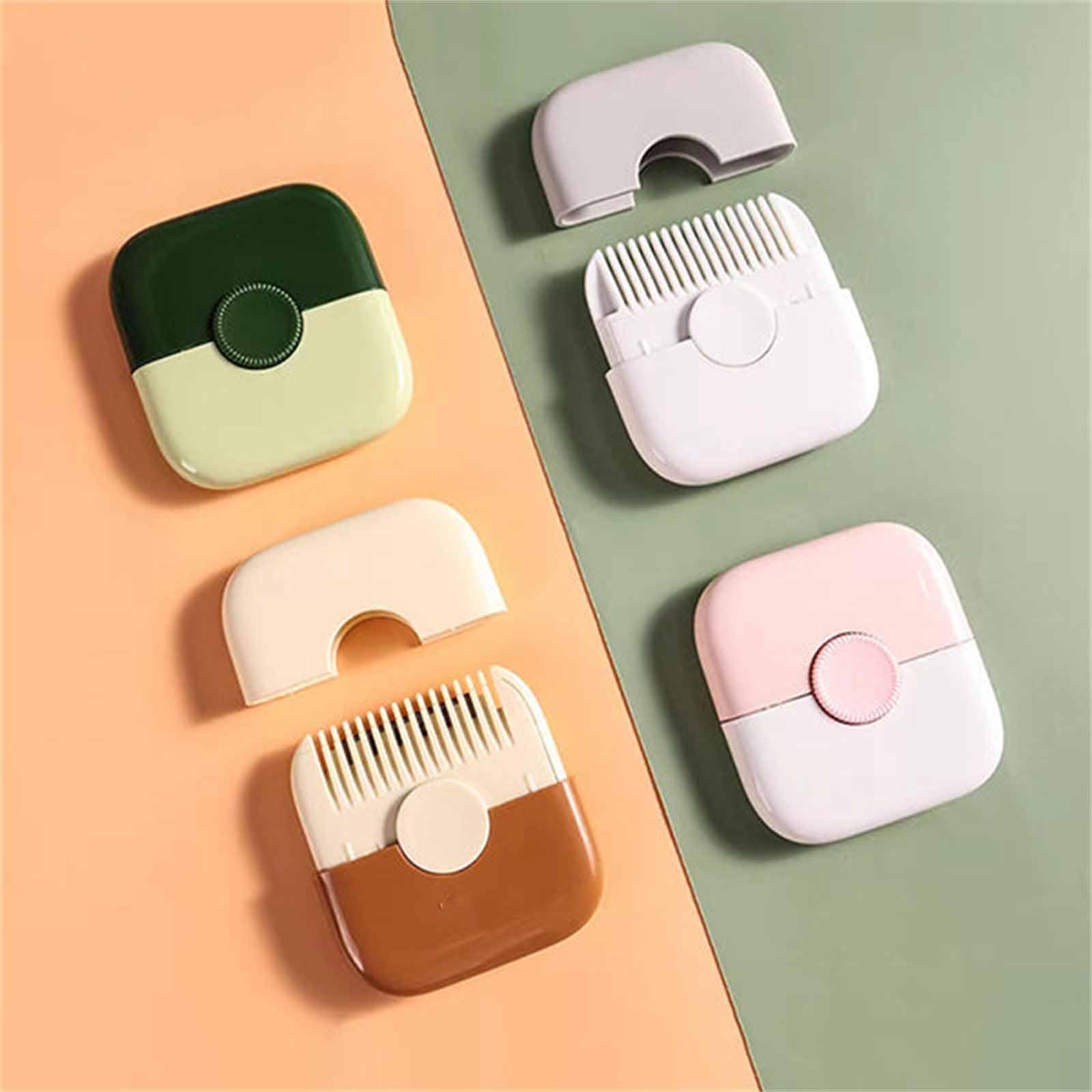 Behound 2-in-1 Hair Trimmer & Clipper Comb - Multifunctional Hair Cutting Kit for Women & Men, Portable Manual Hairdressing Tool (Pink) - Perfect for Home Use, Travel & DIY Haircuts